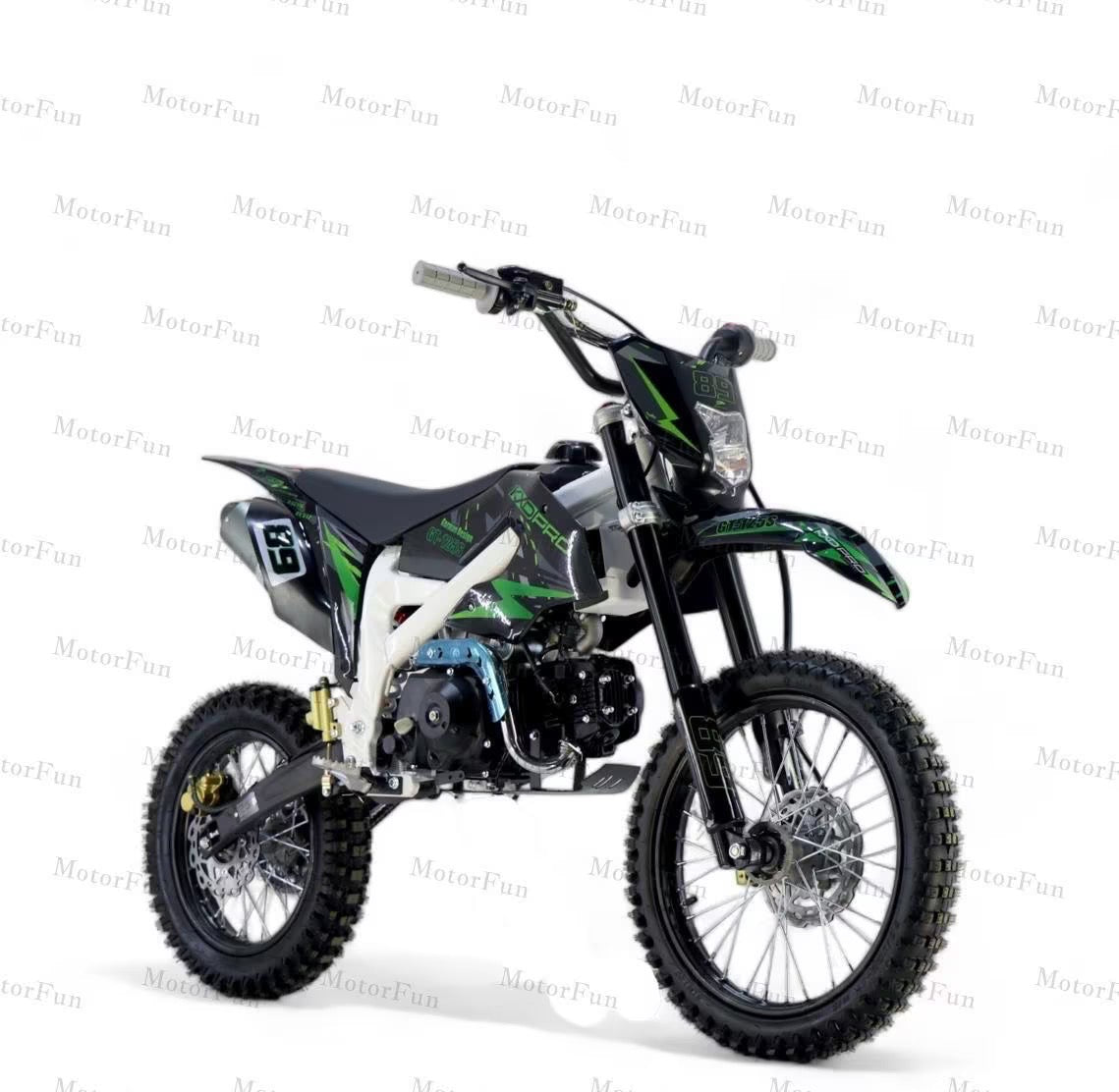 crossbike 125 125ccm Crossbike Motocross Pocketbike – 4-Takt, E-Start, 17/14 Zoll –  MOTORFUN