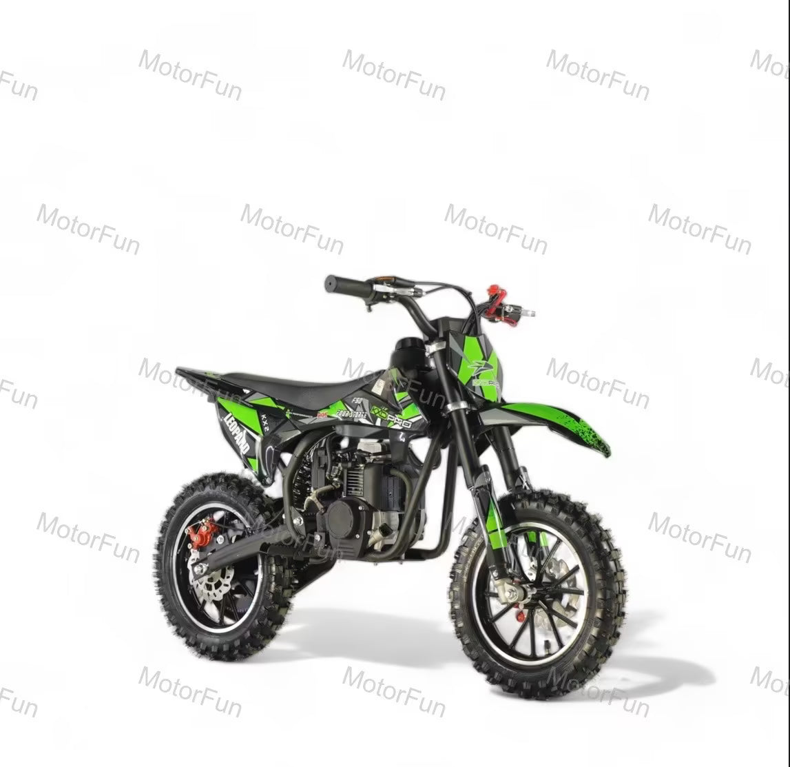 50ccm Motocross Crossbike Pocketbike Dirtbike – 10 Zoll 4-Takt – MOTORFUN