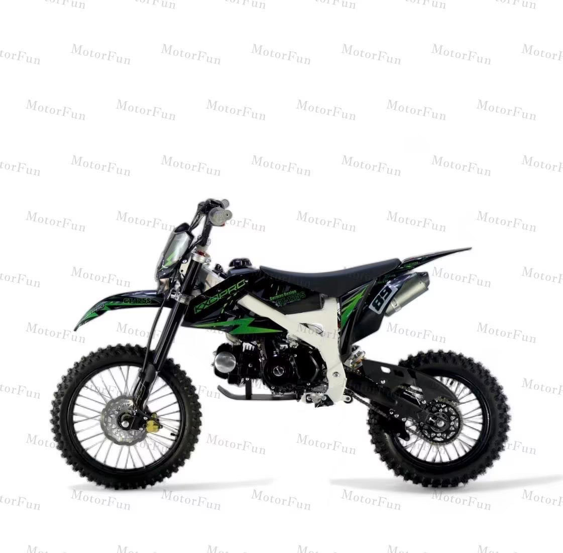 125ccm Crossbike Motocross Pocketbike – 4-Takt, E-Start, 17/14 Zoll
