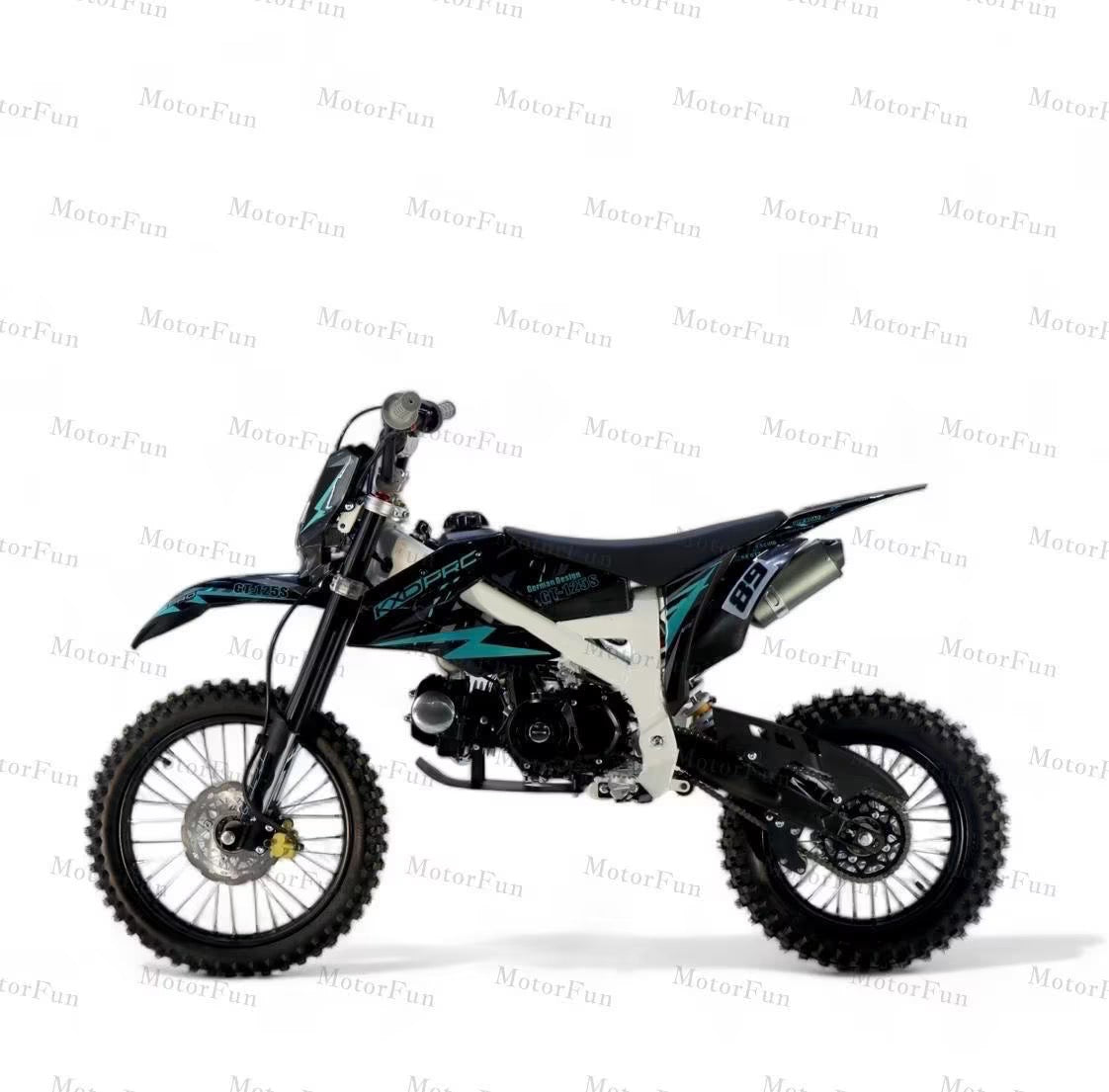 125ccm Crossbike Motocross Pocketbike – 4-Takt, E-Start, 17/14 Zoll