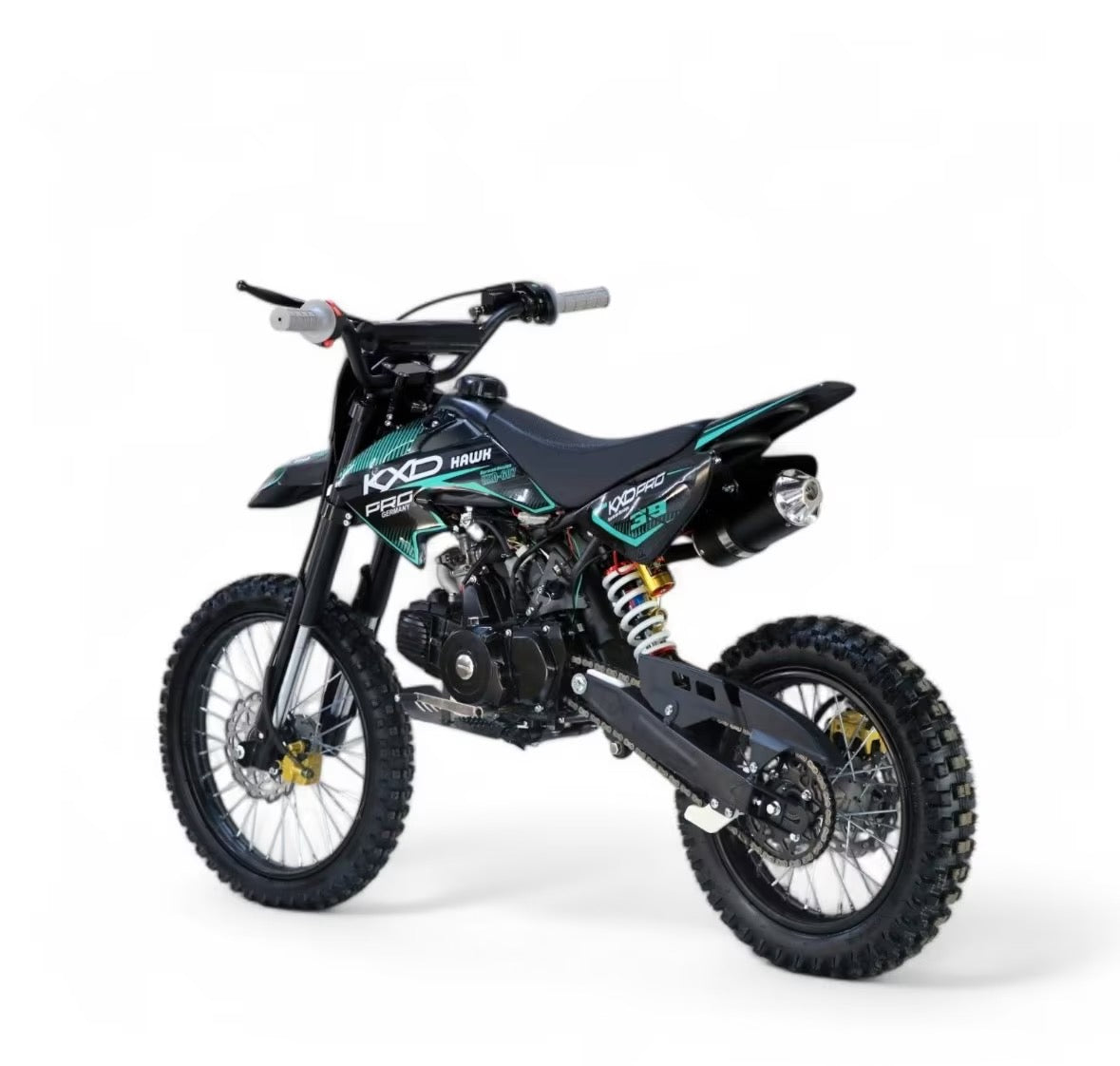 125ccm Motocross Pitbike Dirtbike Pocketbike – 4-Takt, 17/14 Zoll