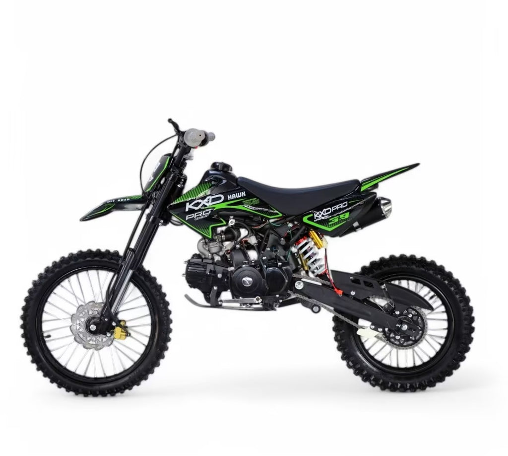 125ccm Motocross Pitbike Dirtbike Pocketbike – 4-Takt, 17/14 Zoll