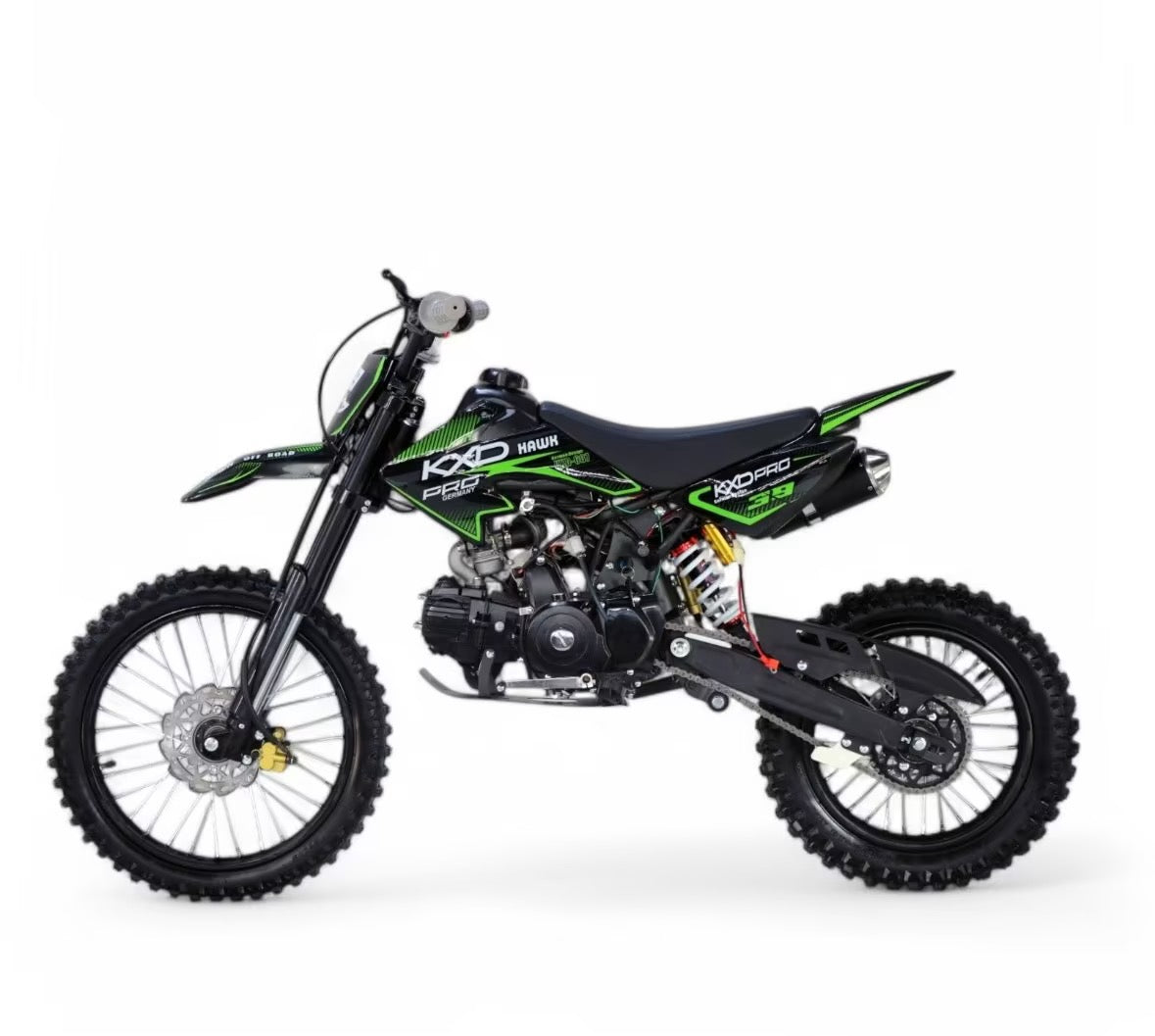 125ccm Motocross Pitbike Dirtbike Pocketbike – 4-Takt, 17/14 Zoll